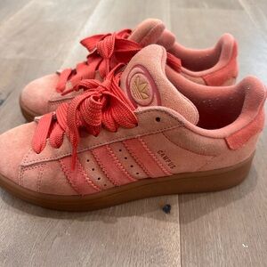 Adidas Campus Pink Fabric Sneakers
